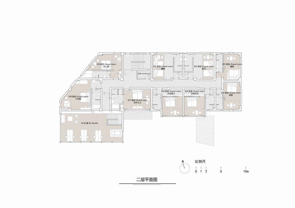 在成都城中安放一片山林，是以不知春齋茶宿/ 時(shí)地建筑