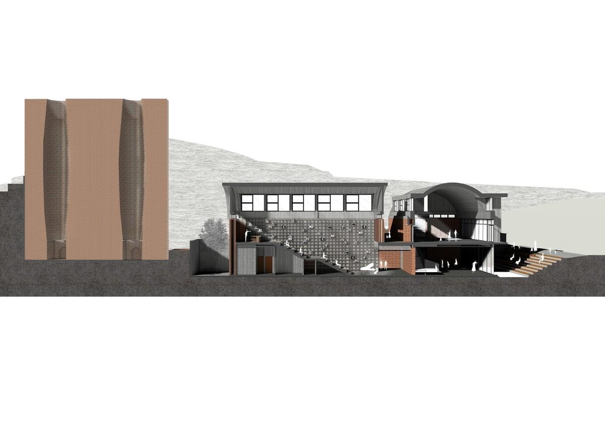 南京先鋒湯山礦坑書店 / 東南大學(xué)建筑學(xué)院 + 藝合境建筑事務(wù)所
