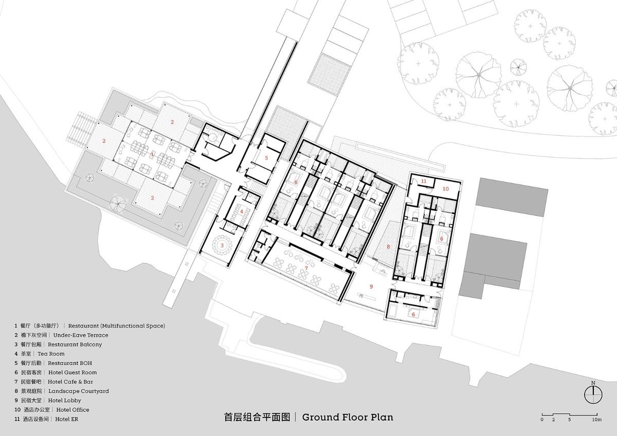 泊船與人煙，曲水善灣船塢民宿 / goa大象設(shè)計(jì)
