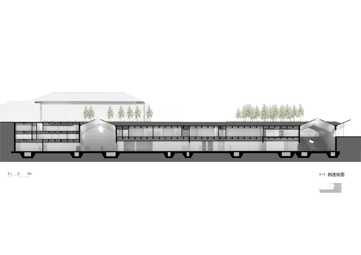 全東北最大的清水混凝土巨構(gòu)地下建筑：砼殿 / Wutopia Lab